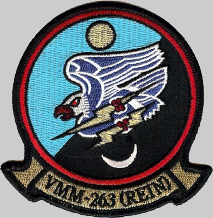vmm-263 thunder chickens patch insignia crest badge marine medium tiltrotor squadron mv-22b osprey 03