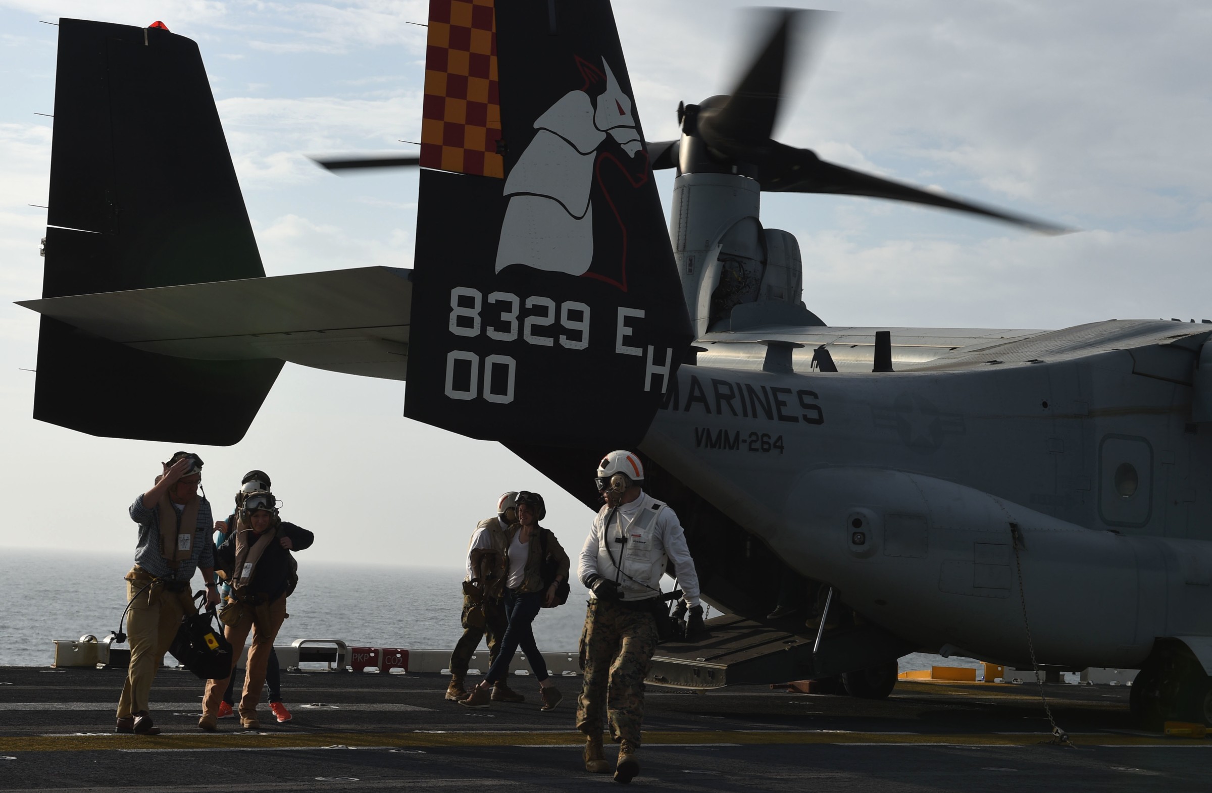 vmm-264 black knights mv-22b osprey uss wasp lhd-1 2016 07