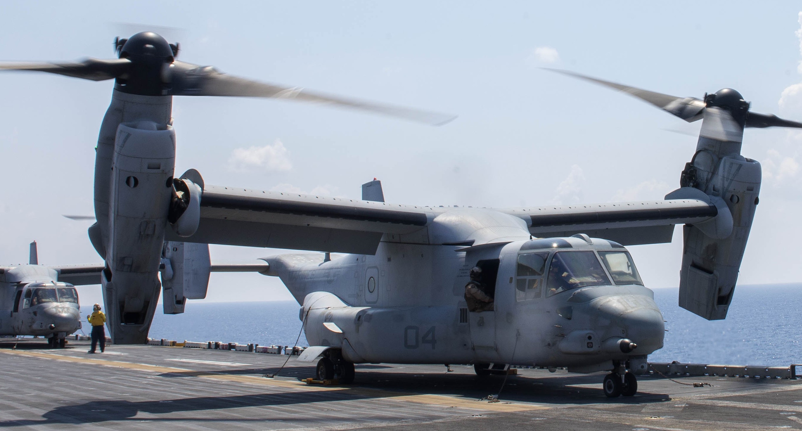 marine medium tiltrotor squadron vmm-264 black knights mv-22b osprey uss wasp lhd-1 2016 23