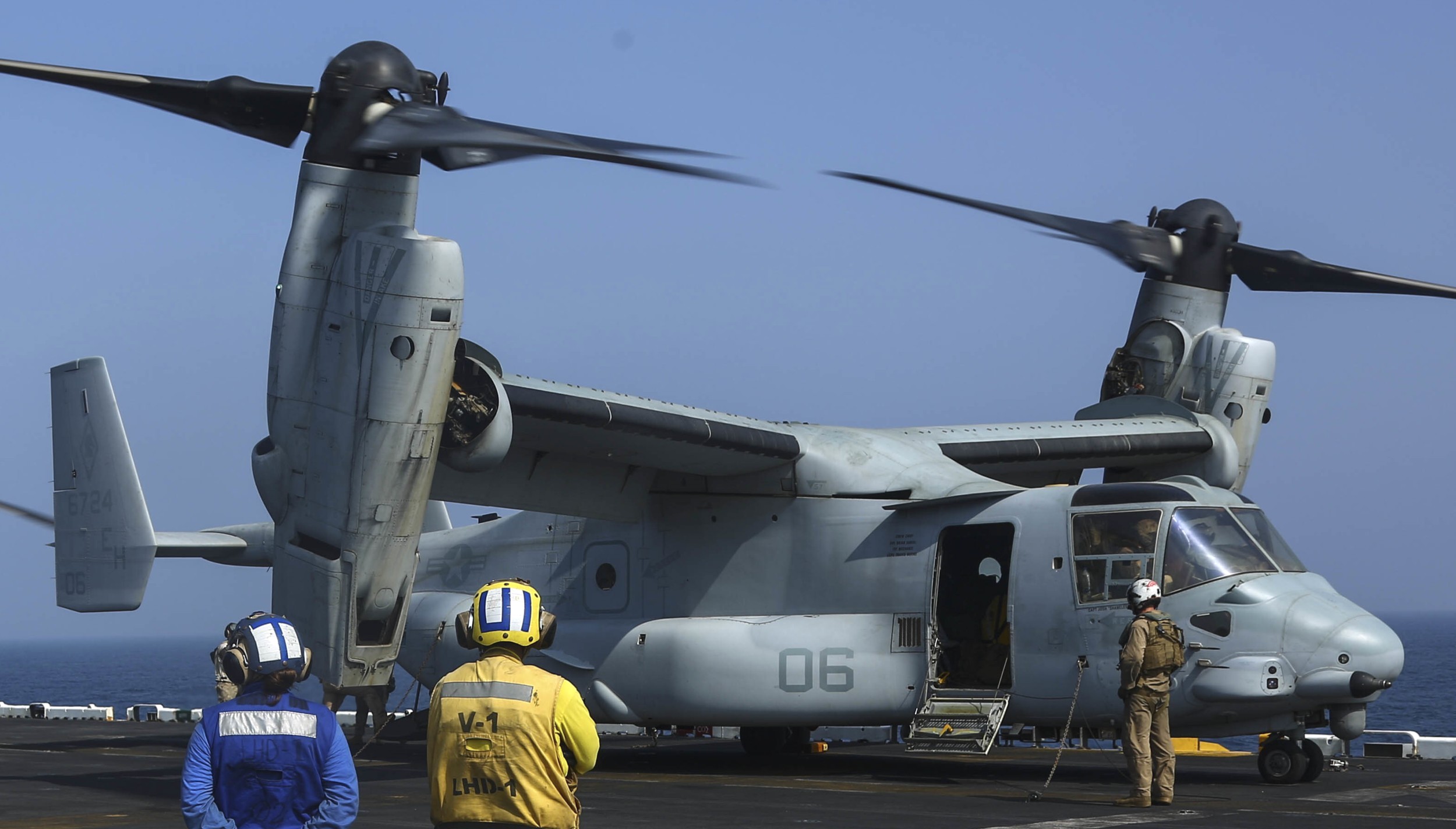 vmm-264 black knights mv-22b osprey uss wasp lhd-1 2016 29