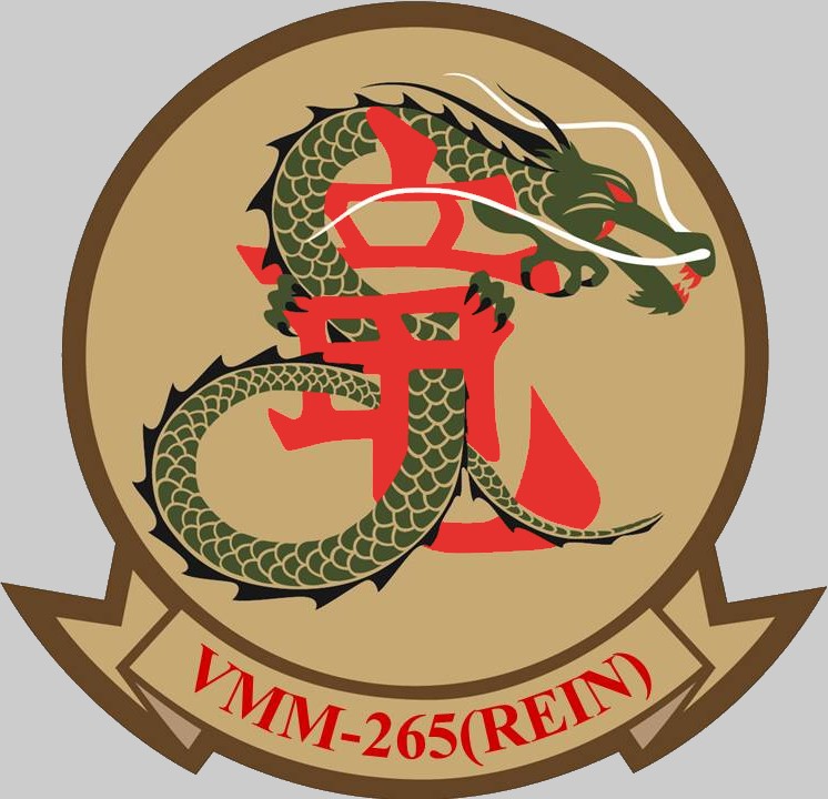 vmm-265 dragons crest patch insignia usmc tiltrotor squadron 02