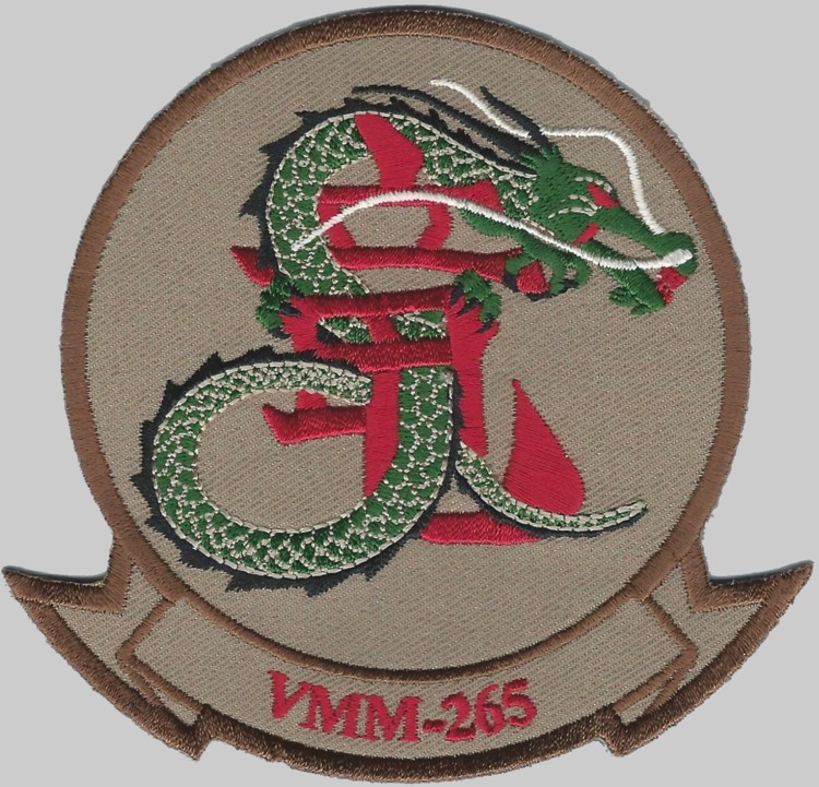 marine medium tiltrotor squadron vmm-265 dragons patch insignia crest 02