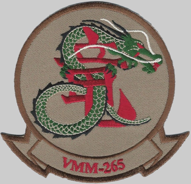 marine medium tiltrotor squadron vmm-265 dragons patch insignia crest 02