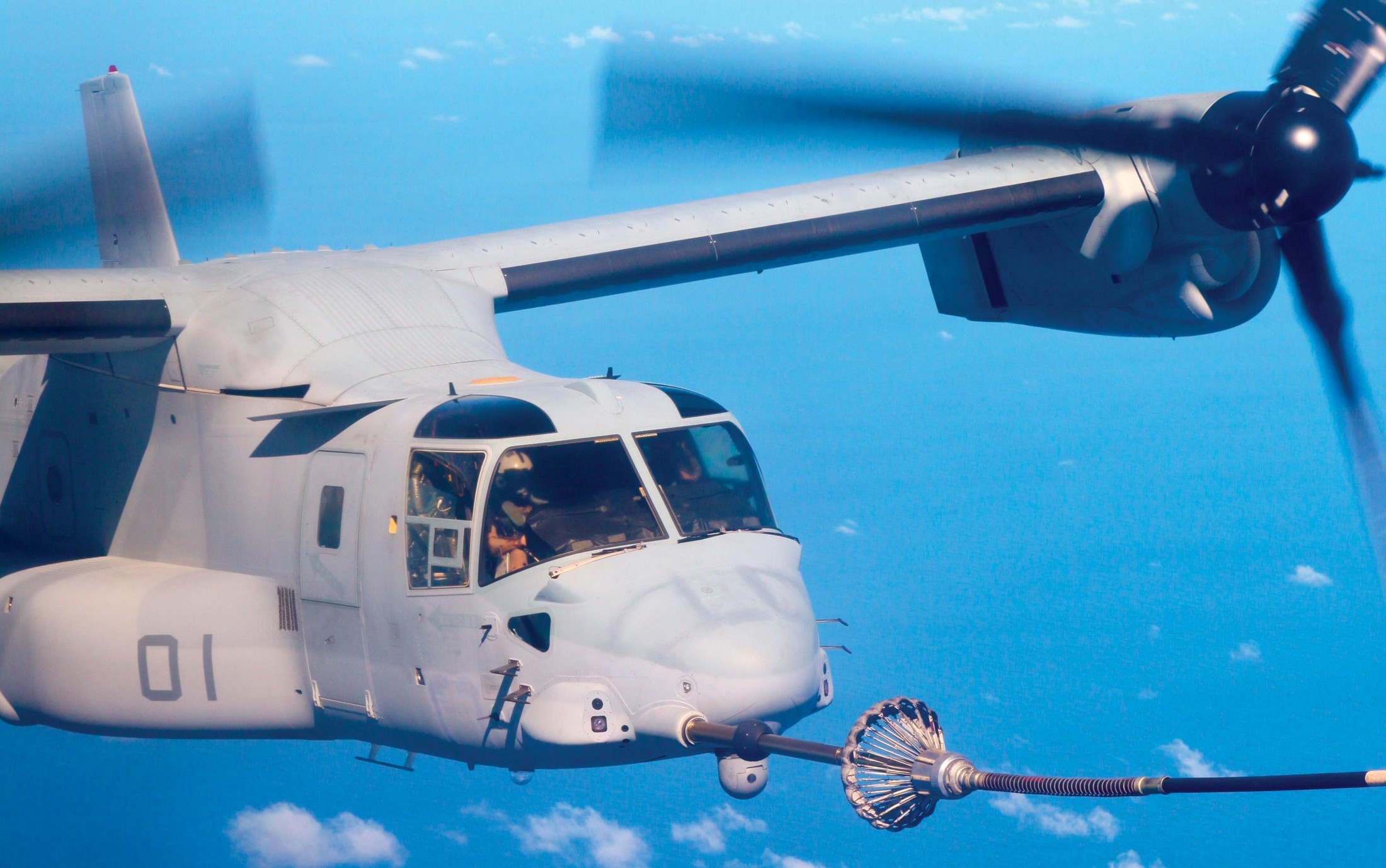 vmm-265 dragons mv-22b osprey inflight refueling 2013 20