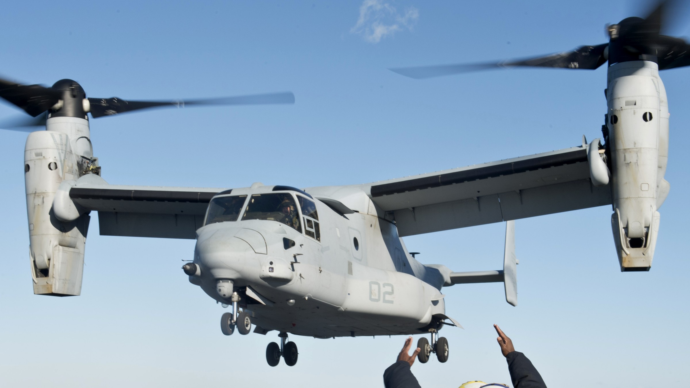 vmm-266 fighting griffins mv-22b osprey uss san antonio lpd-17 2013 14