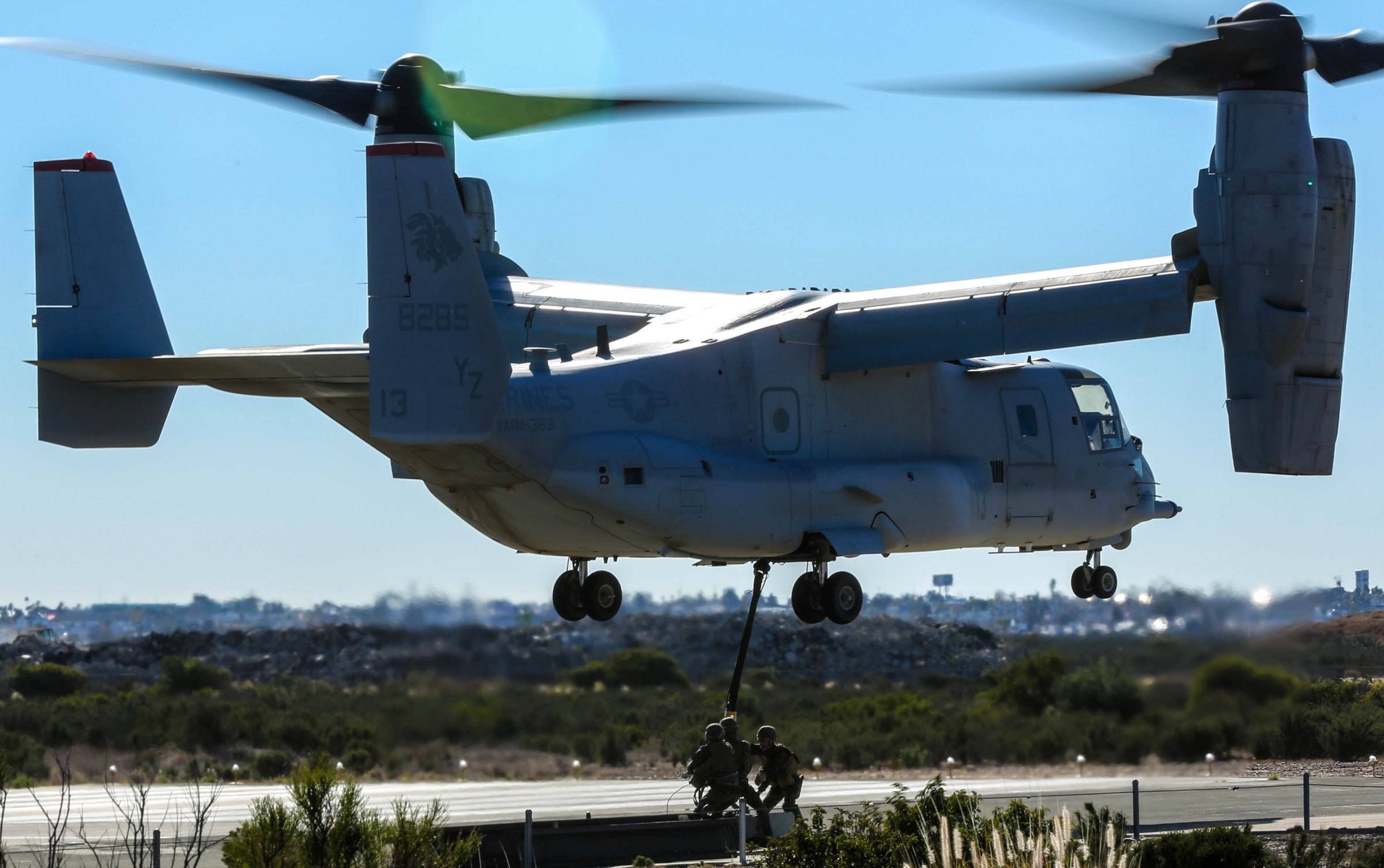 vmm-363 red lions mv-22b osprey mcas miramar 2015 10