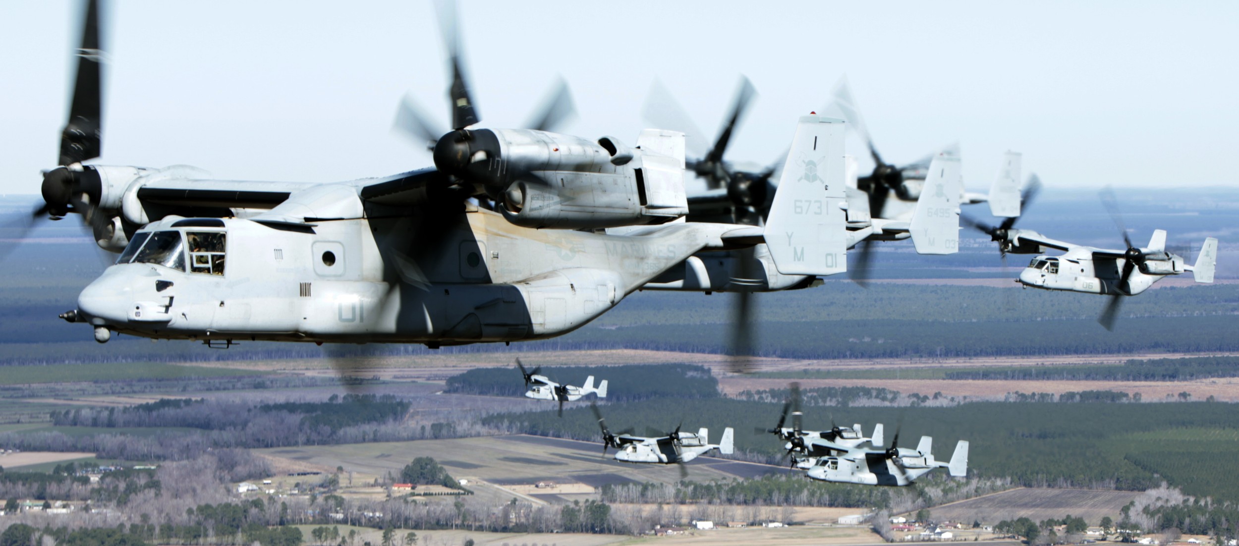 marine medium tiltrotor squadron vmm-365 blue knights mv-22b osprey mcas new river 2013 35