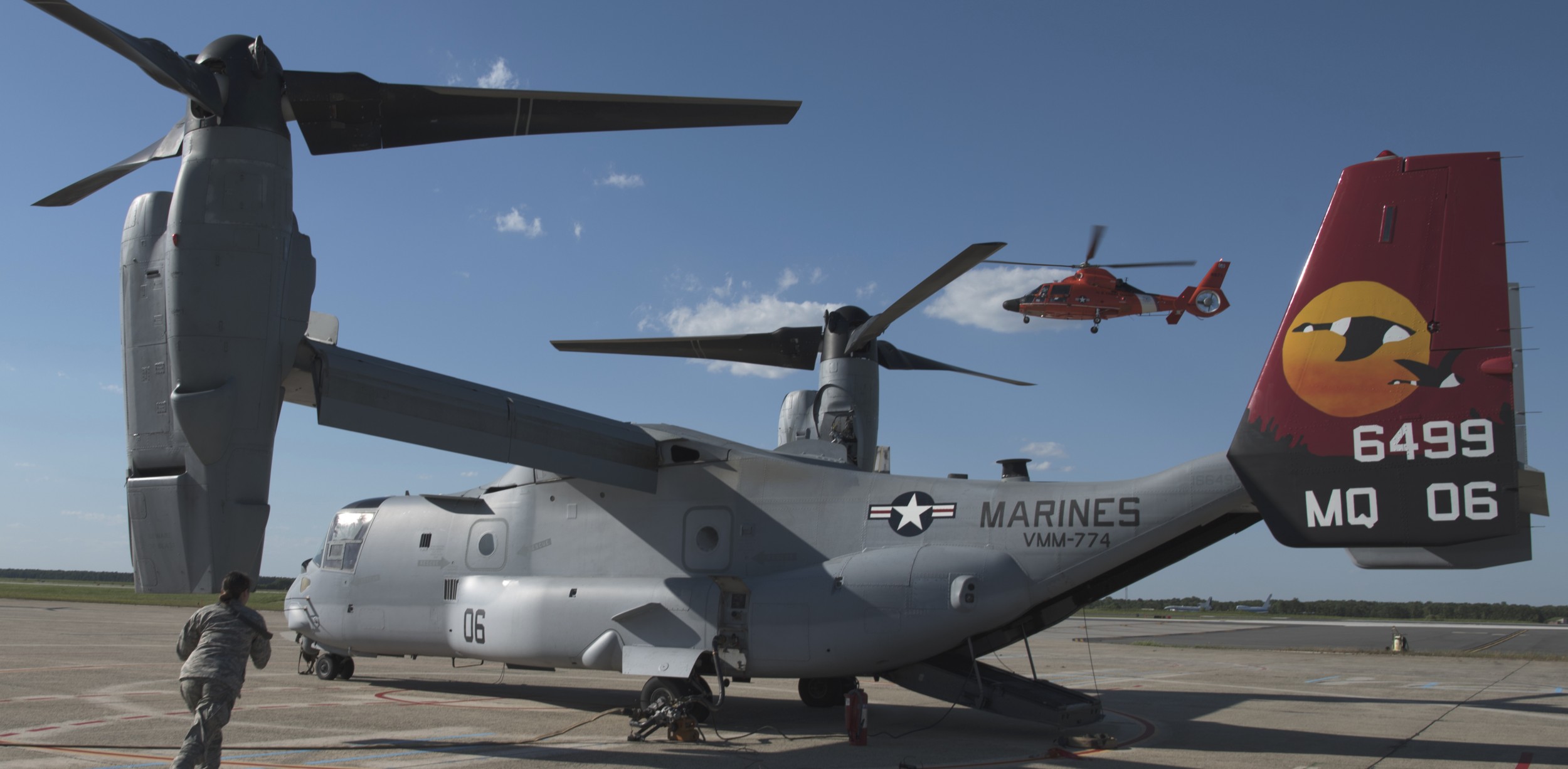 vmm-774 wild goose marine medium tiltrotor squadron mv-22b osprey usmc reserve atlantic city uscg 09