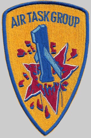 atg-1 insignia crest patch badge air task group us navy 02x