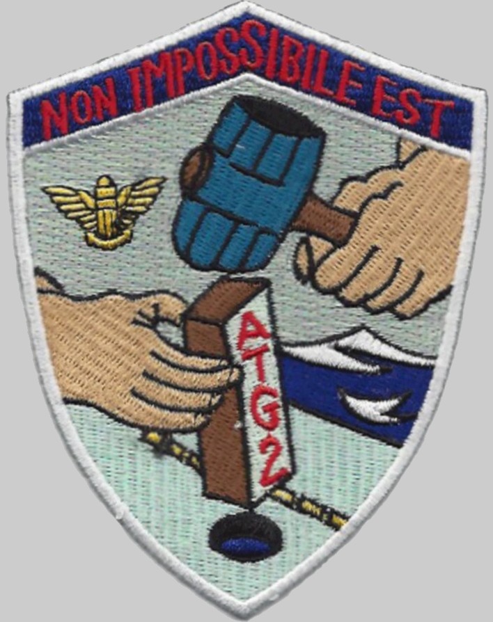 atg-2 insignia crest patch badge air task group us navy 02x