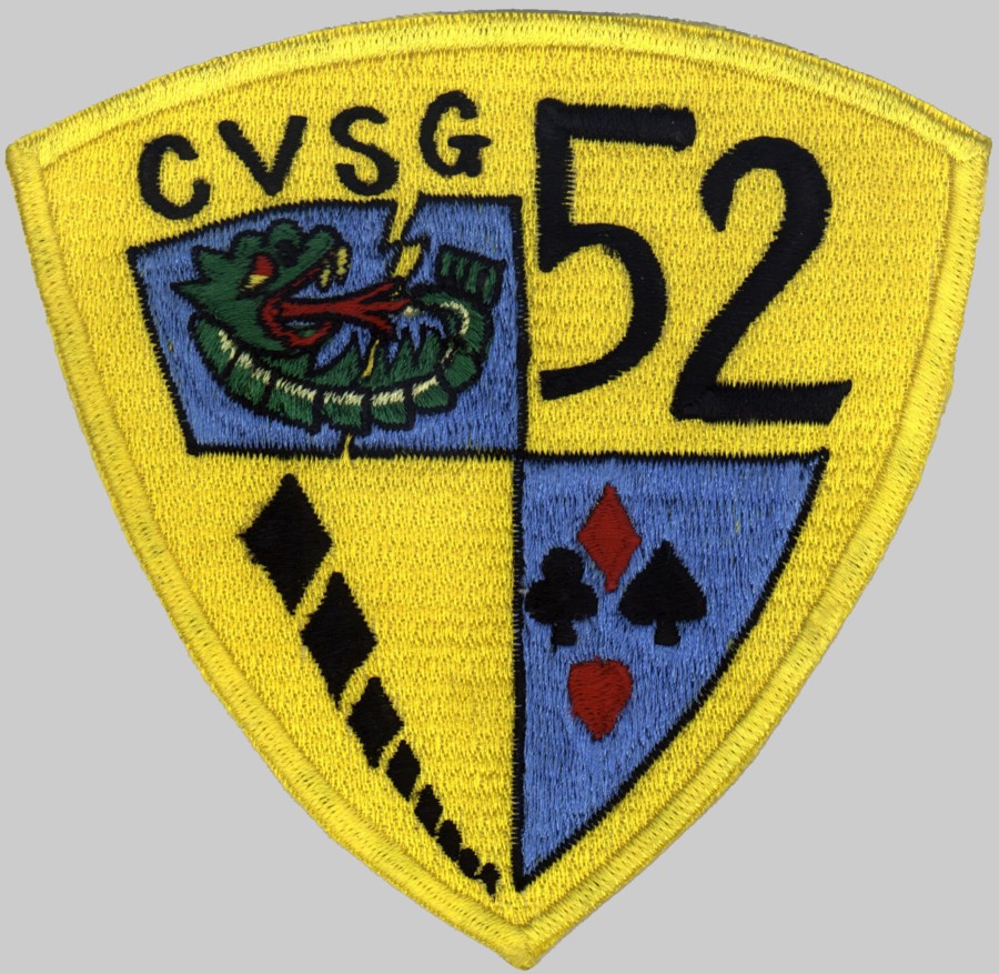 antisubmarine carrier air group cvsg 52 insignia crest patch badge us navy 02x