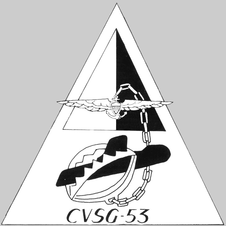 cvsg-53 insignia crest patch badge anti-submarine carrier air group us navy 02x