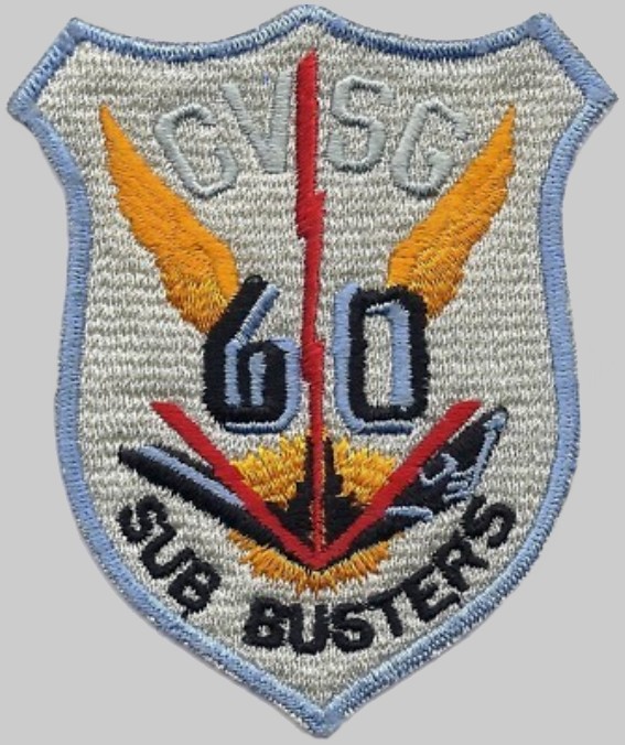 cvsg-60 insignia crest patch badge anti-submarine carrier air group us navy 02x