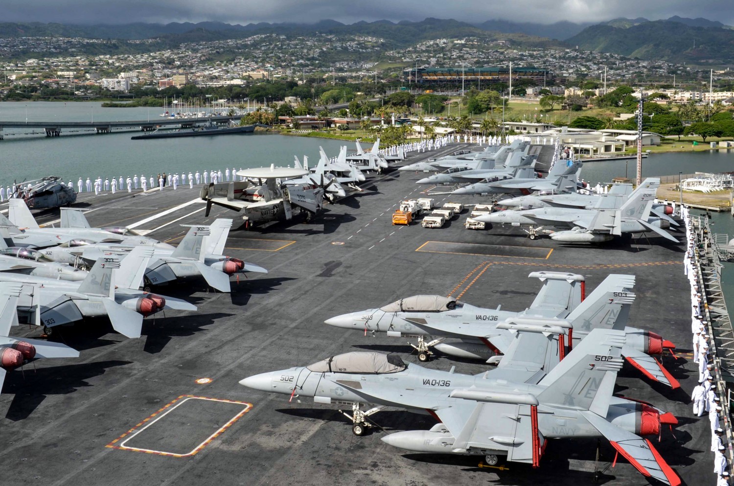 cvw-2 carrier air wing us navy uss ronald reagan cvn-76 embarked squadrons 18