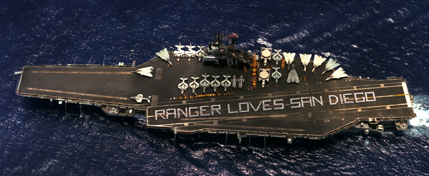 cvw-2 carrier air wing us navy uss ranger cv-61 embarked squadrons 25