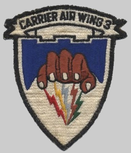 cvw-3 insignia crest patch badge carrier air wing group us navy 05p
