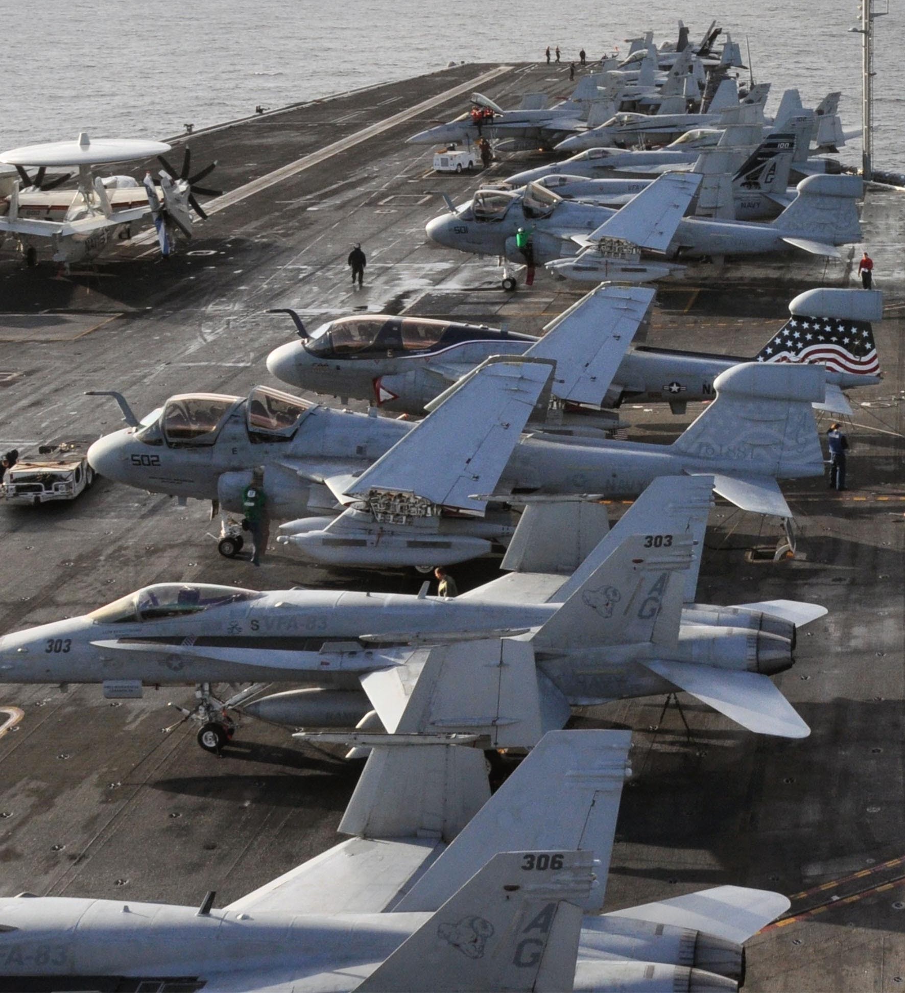 cvw-7 carrier air wing us navy uss dwight d. eisenhower cvn-69 embarked squadrons 13