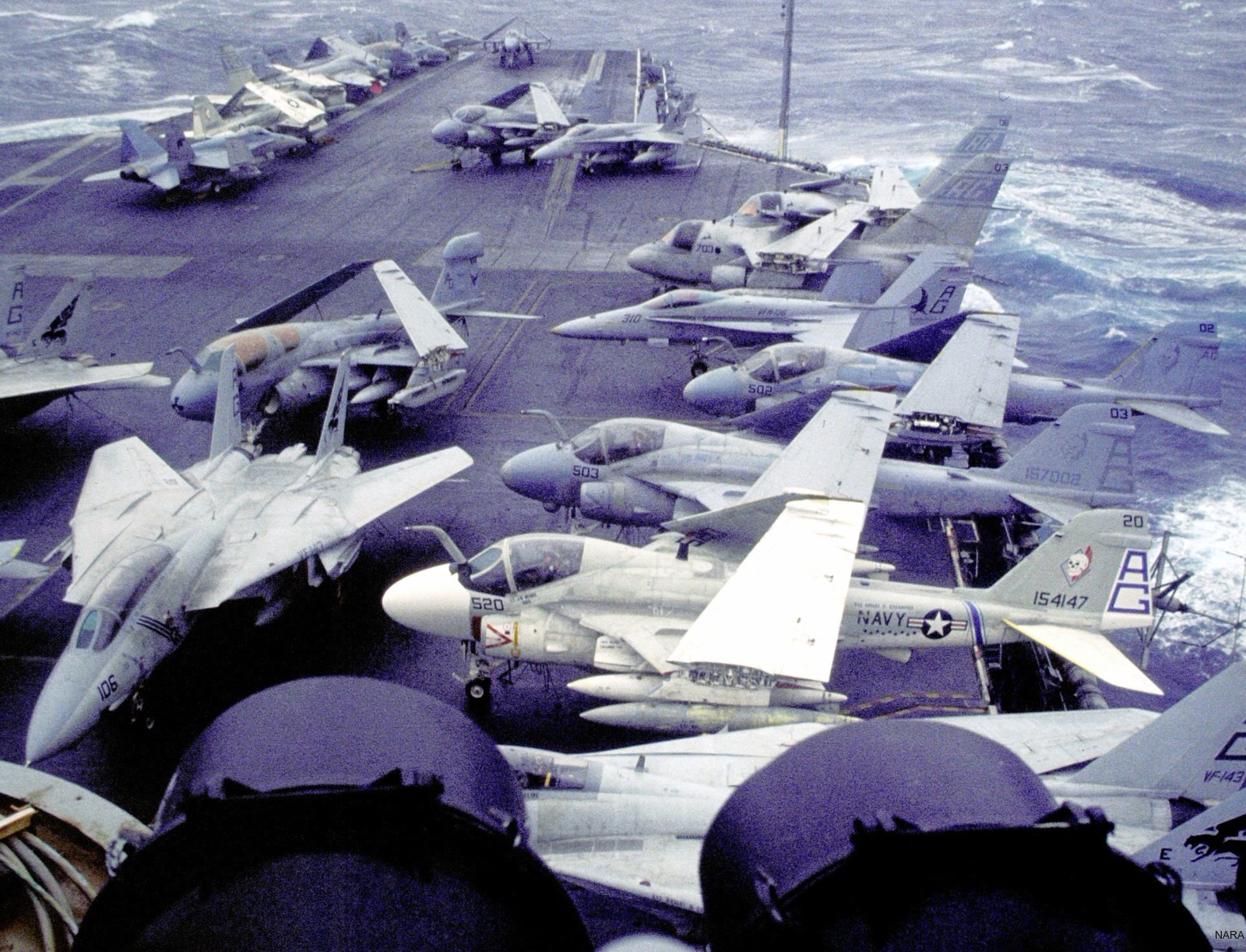 cvw-7 carrier air wing us navy uss dwight d. eisenhower cvn-69 embarked squadrons 29