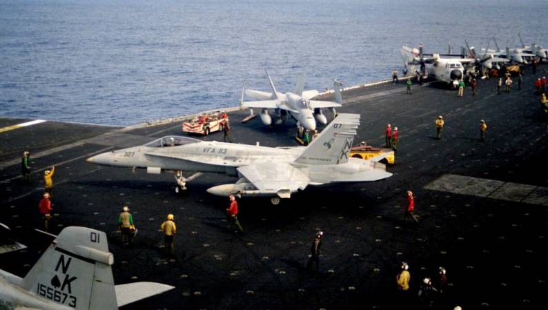 CVW-14 carrier air wing fourteen aboard USS Independence CV-62