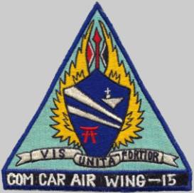 CVW-15 carrier air wing fifteen - patch crest insignia