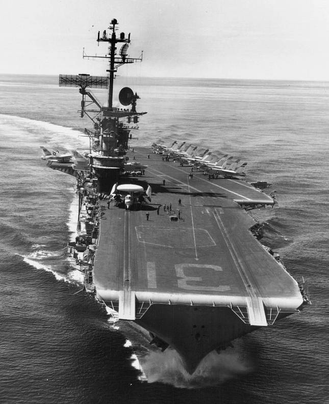 CVW-21 carrier air wing twenty one aboard USS Bon Homme Richard CVA-31