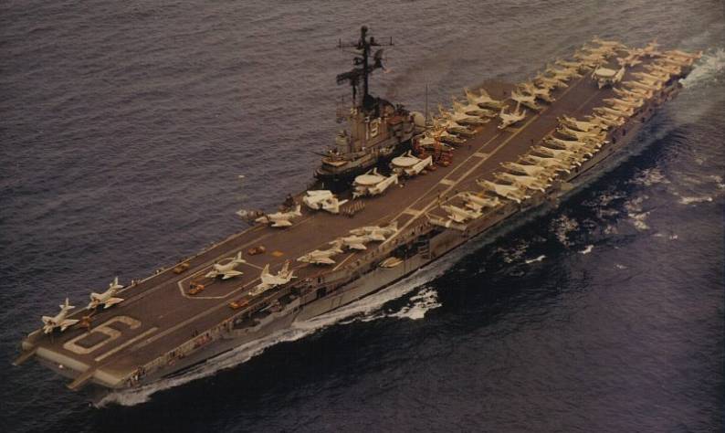 CVW-21 carrier air wing twenty one aboard USS Hancock CVA-19