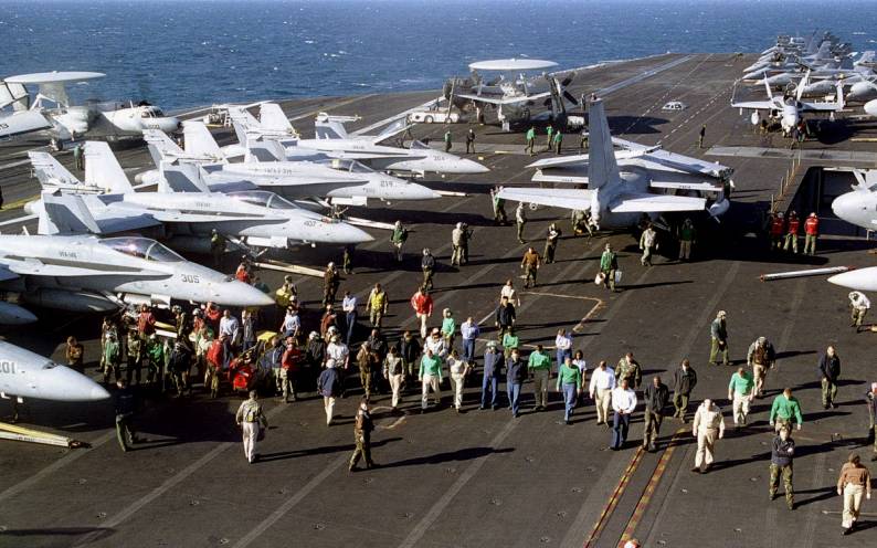 CVW-9 carrier air wing nine aboard USS Nimitz CVN-68