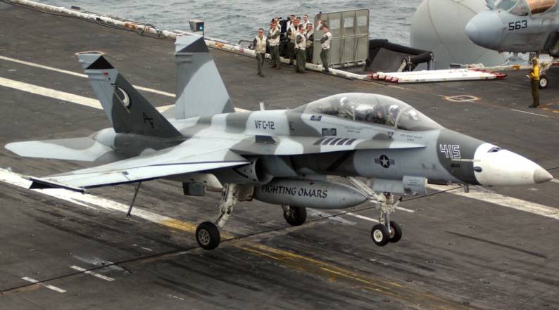 VFC-12 Fighting Omars - CVWR-20 carrier air wing twenty aboard USS Ronald Reagan CVN-76