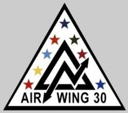 CVWR-30 carrier air wing reserve thirty patch crest insignia