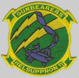 hc-11 gunbearers patch insignia crest badge helicopter combat support squadron navy 03