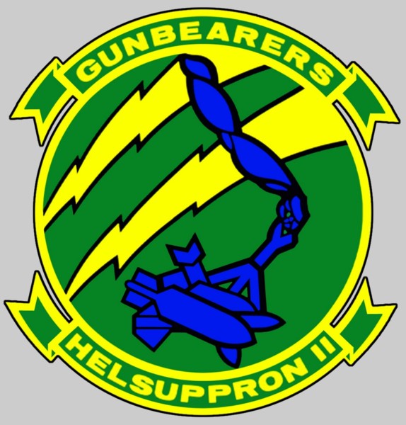 hc-11 gunbearers insignia crest patch badge helicopter combat support squadron navy 06x