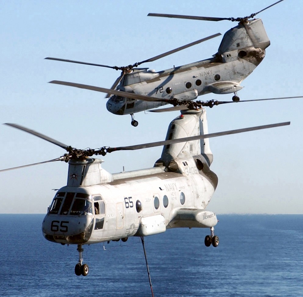 hc-11 gunbearers helicopter combat support squadron navy ch-46 sea knight 64
