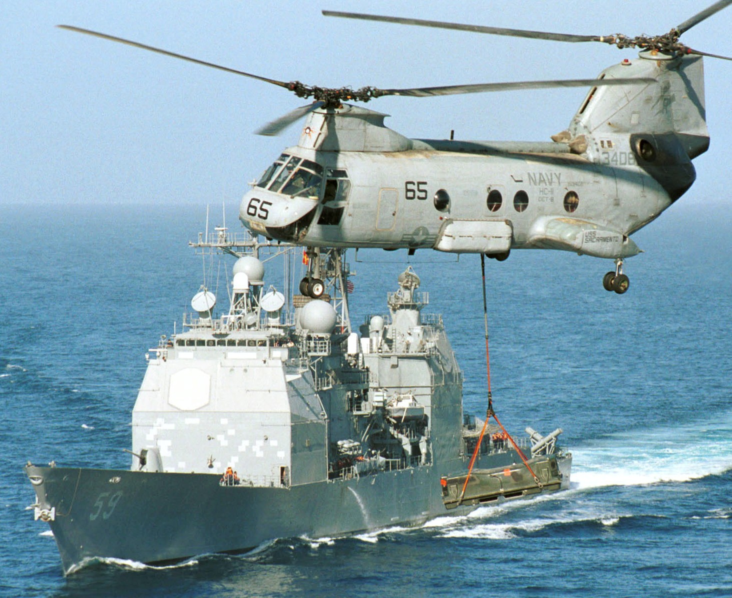 hc-11 gunbearers helicopter combat support squadron navy ch-46 sea knight 68