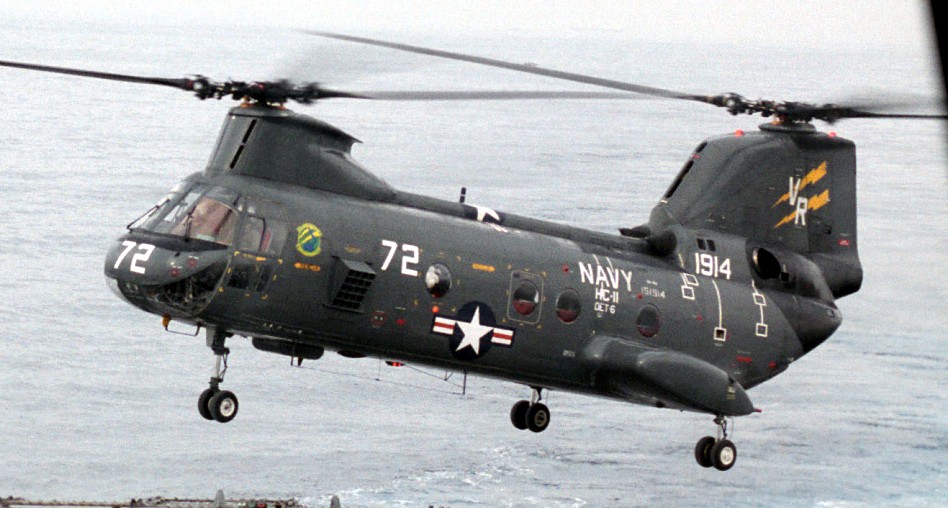 hc-11 gunbearers helicopter combat support squadron navy ch-46 sea knight 93