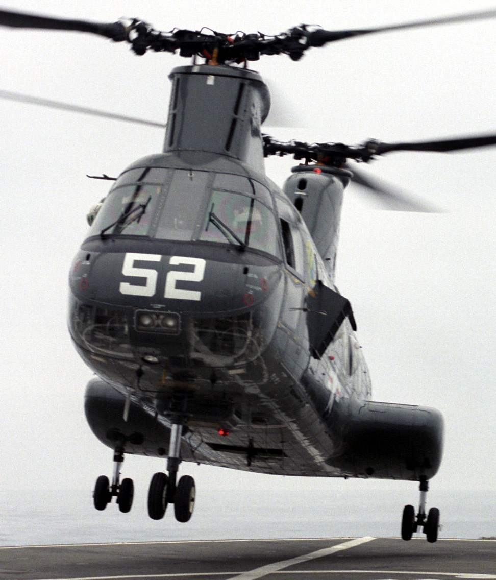hc-11 gunbearers helicopter combat support squadron navy ch-46 sea knight 110