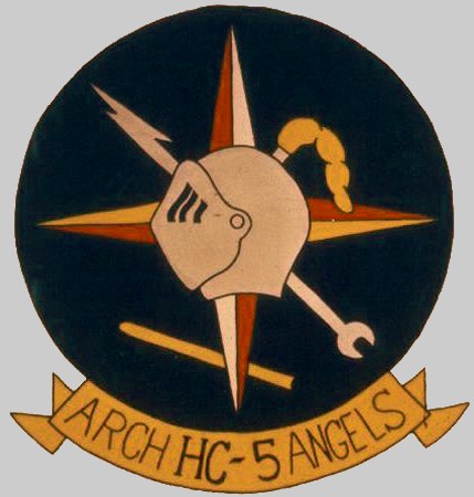 hc-5 arch angels insignia crest patch us navy squadron 06