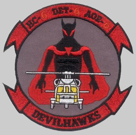 hc-6 chargers helicopter combat support squadron navy insignia crest patch badge 04