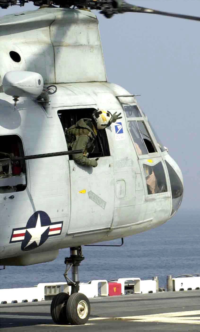 hc-6 chargers helicopter combat support squadron navy ch-46 sea knight 50