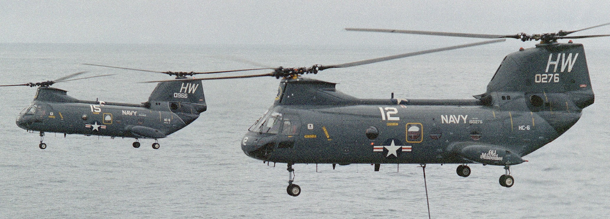 hc-6 chargers helicopter combat support squadron navy ch-46 sea knight 78
