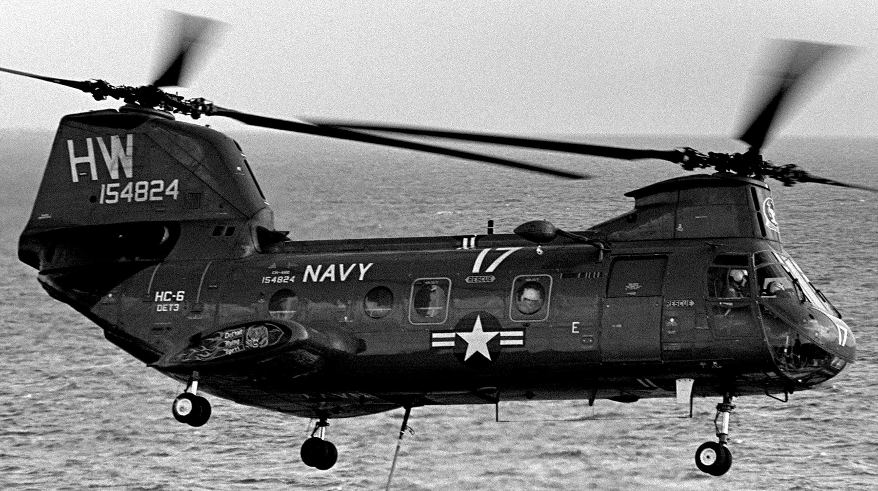 hc-6 chargers helicopter combat support squadron navy ch-46 sea knight 88