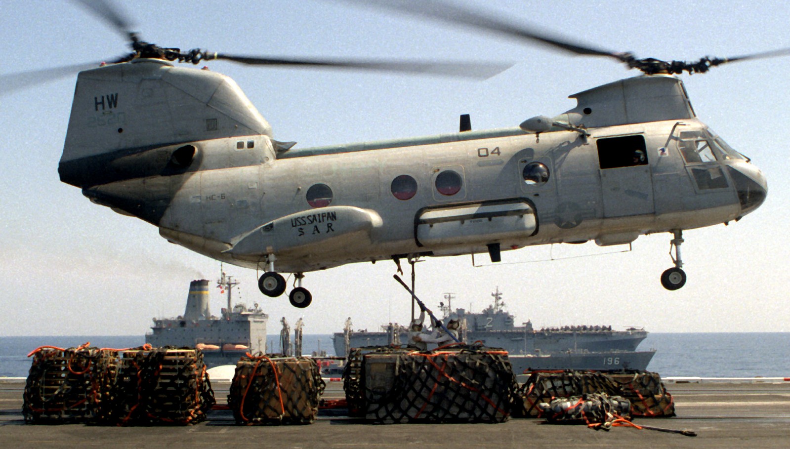 hc-6 chargers helicopter combat support squadron navy ch-46 sea knight 107