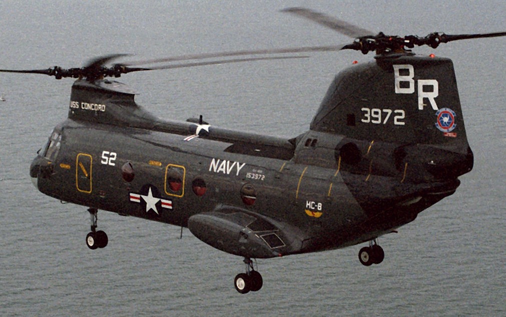 hc-8 dragon whales helicopter combat support squadron navy ch-46 sea knight 19