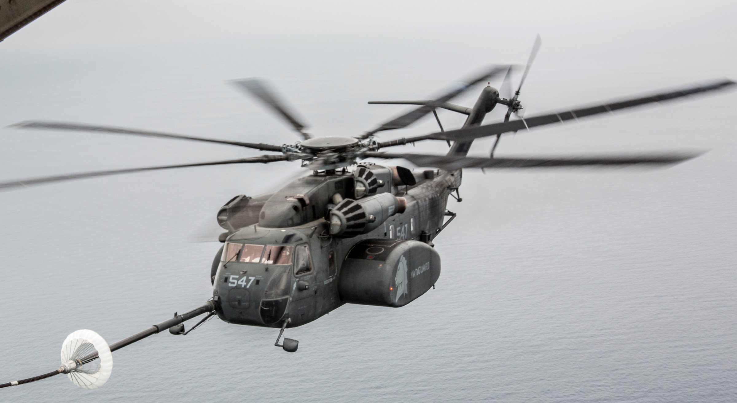hm-14 vanguard helicopter mine countermeasures squadron navy mh-53e sea dragon 12 aerial refueling kc-130 hercules