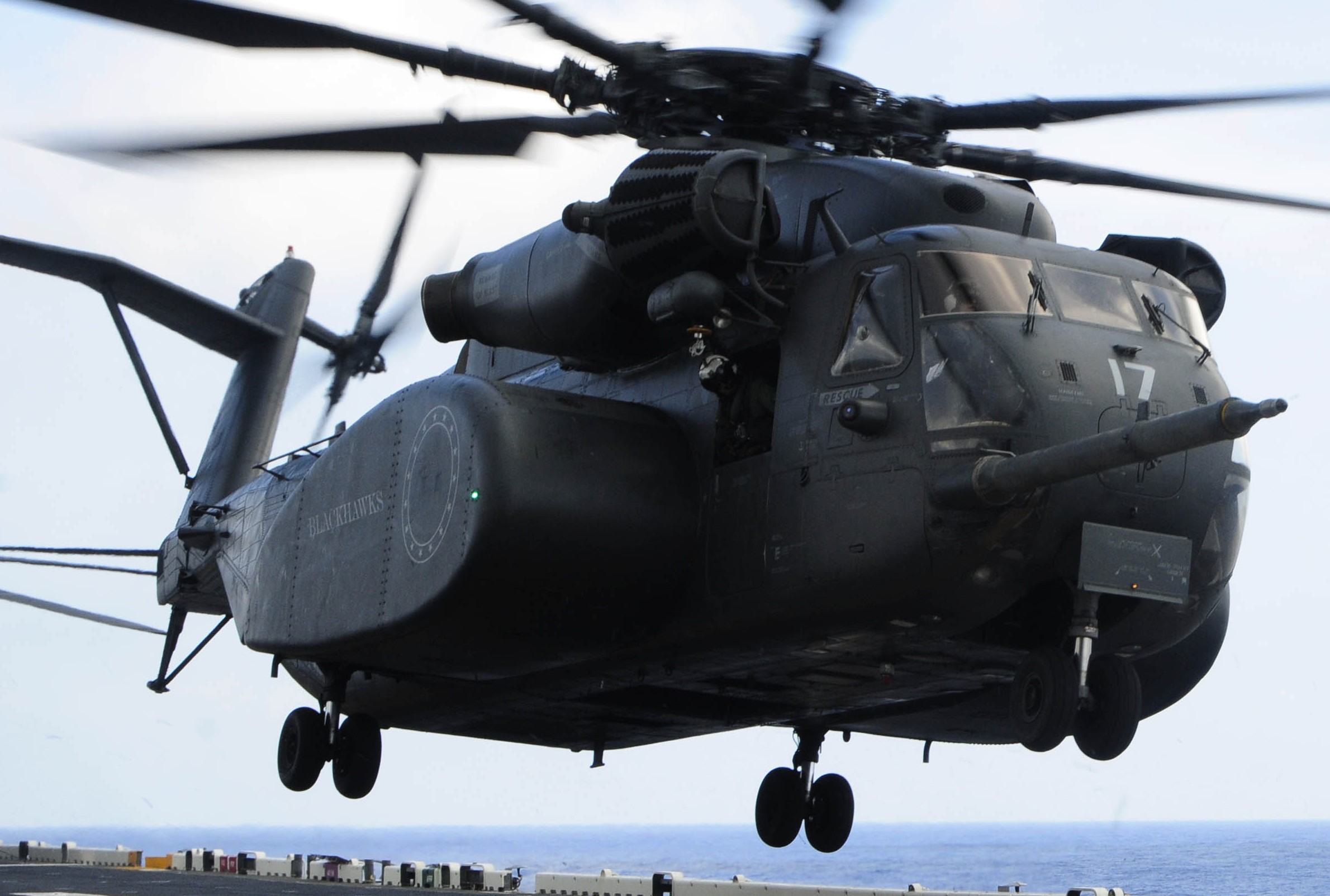 hm-15 blackhawks helicopter mine countermeasures squadron navy mh-53e sea dragon 50