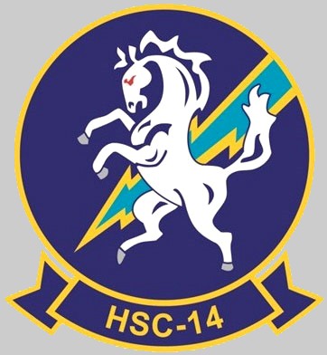 hsc-14 chargers insignia crest patch badge helicopter sea combat squadron mh-60s seahawk us navy