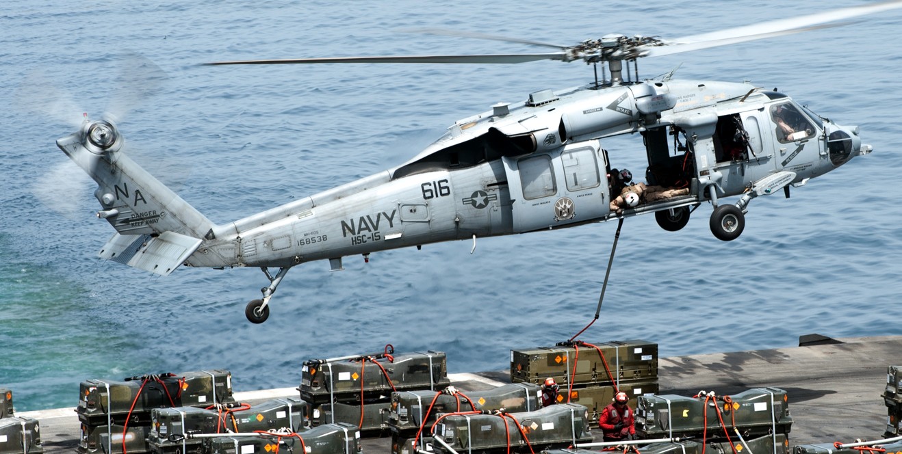 hsc-15 red lions helicopter sea combat squadron us navy mh-60s seahawk cvw-17 uss carl vinson cvn-70 23