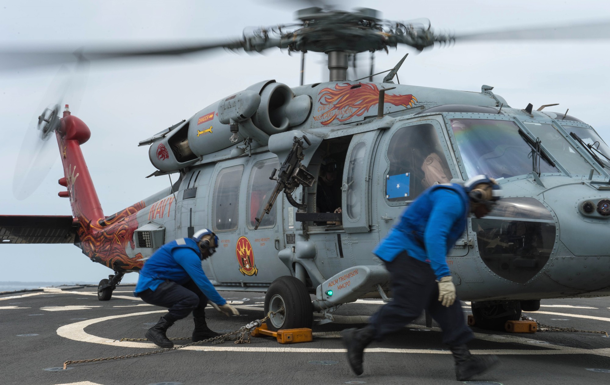 hsc-15 red lions helicopter sea combat squadron us navy mh-60s seahawk cvw-17 uss carl vinson cvn-70 30