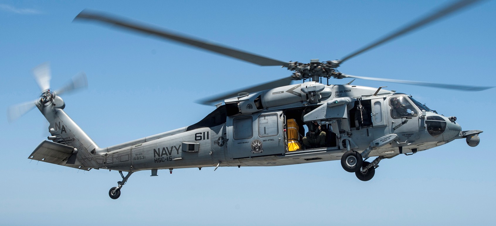 hsc-15 red lions helicopter sea combat squadron us navy mh-60s seahawk cvw-17 uss carl vinson cvn-70 50