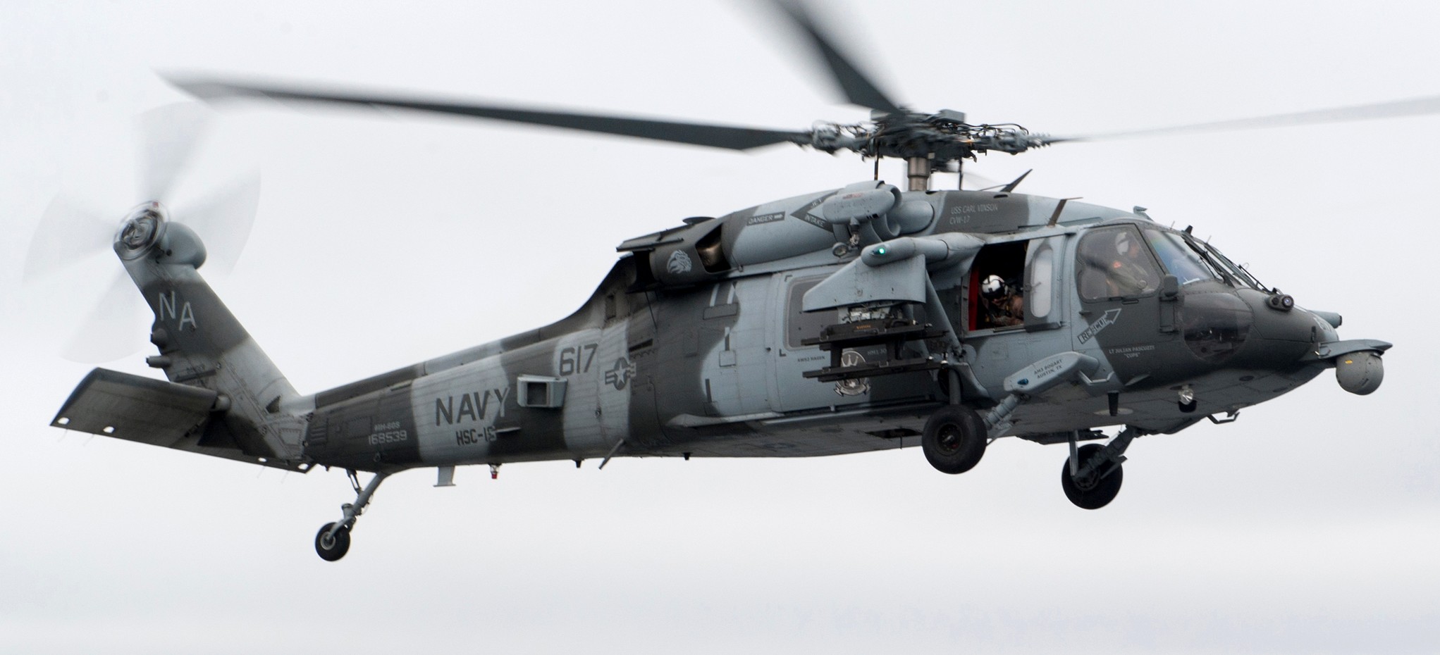 hsc-15 red lions helicopter sea combat squadron us navy mh-60s seahawk cvw-17 uss carl vinson cvn-70 52