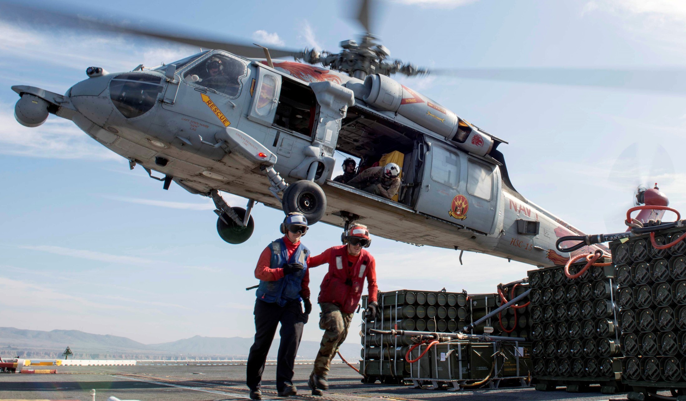 hsc-15 red lions helicopter sea combat squadron us navy mh-60s seahawk 72